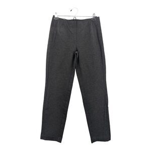 J. Jill Ponte Ankle Pants Women S Gray Slim‎ Leg Pull On W23